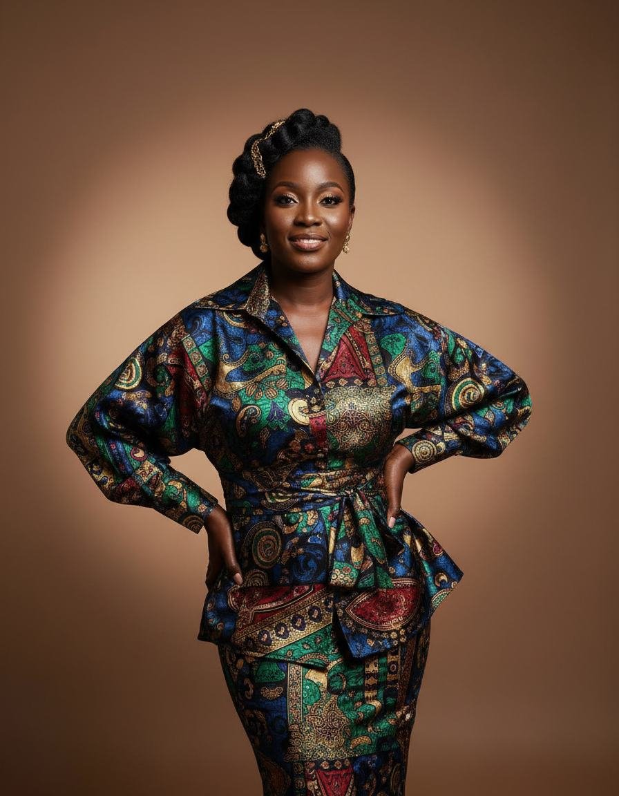 Heritage Print Blouse in As pictured