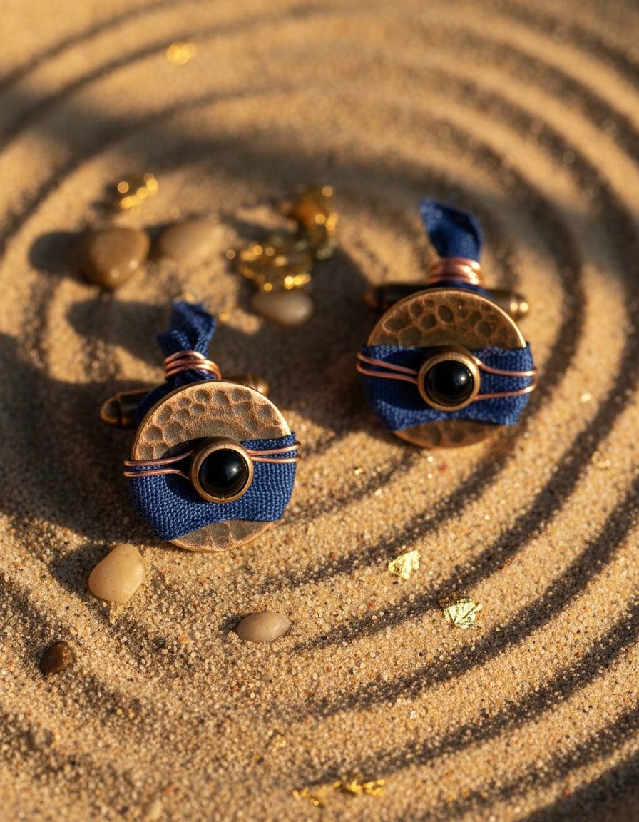 Thread-Wrapped Drop Earrings in As pictured