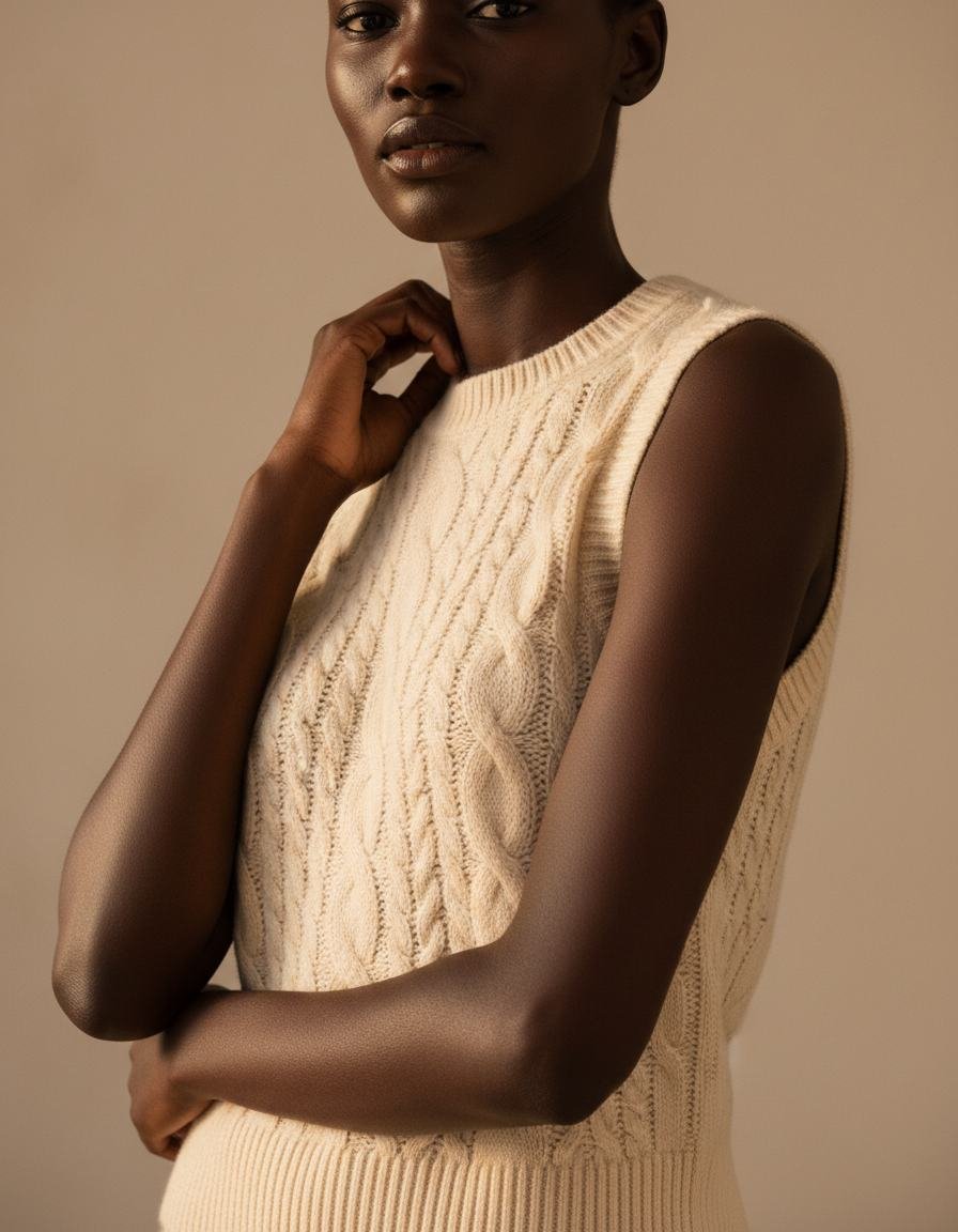 Cashmere Knit Top in As pictured