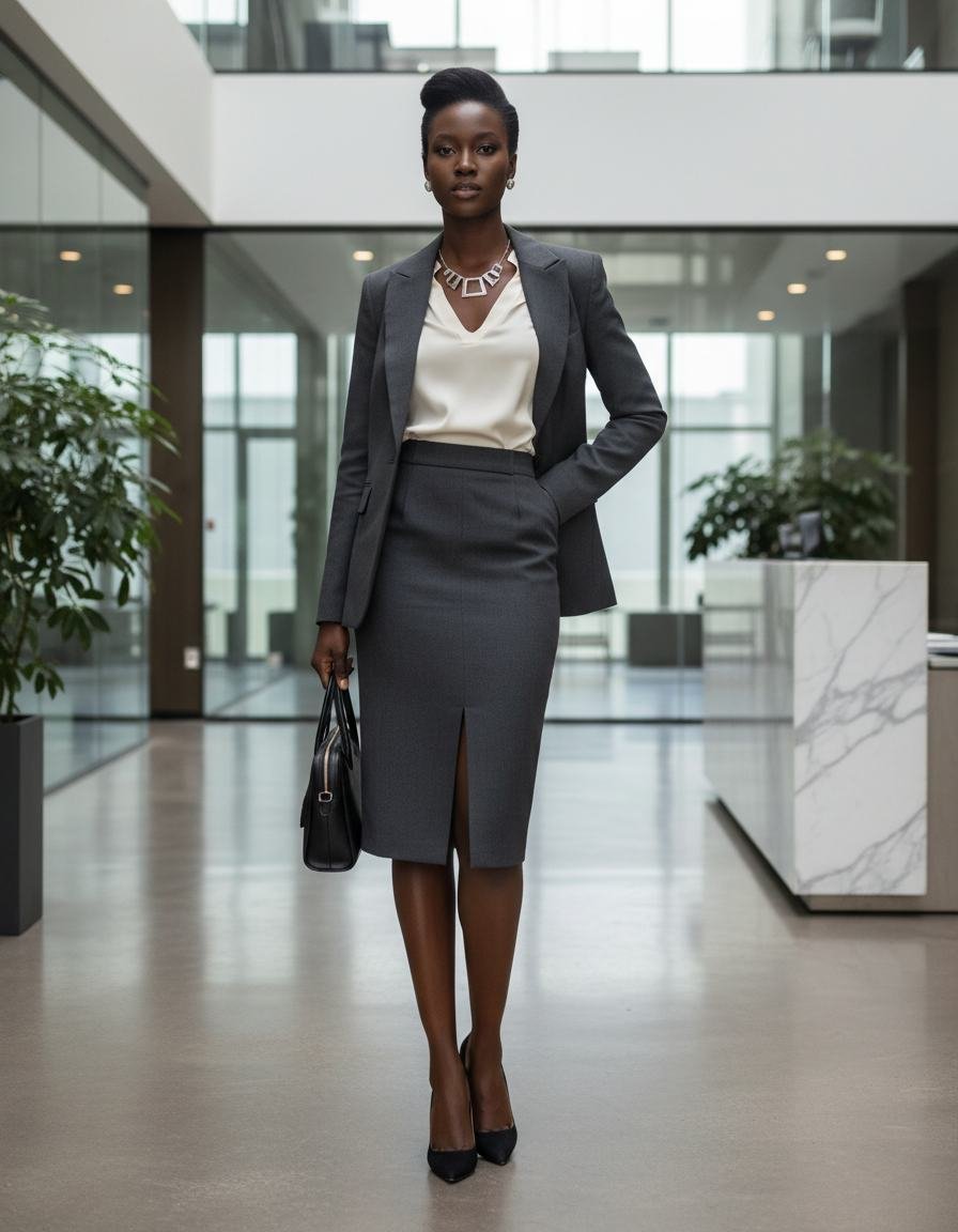 Pencil Skirt in As pictured