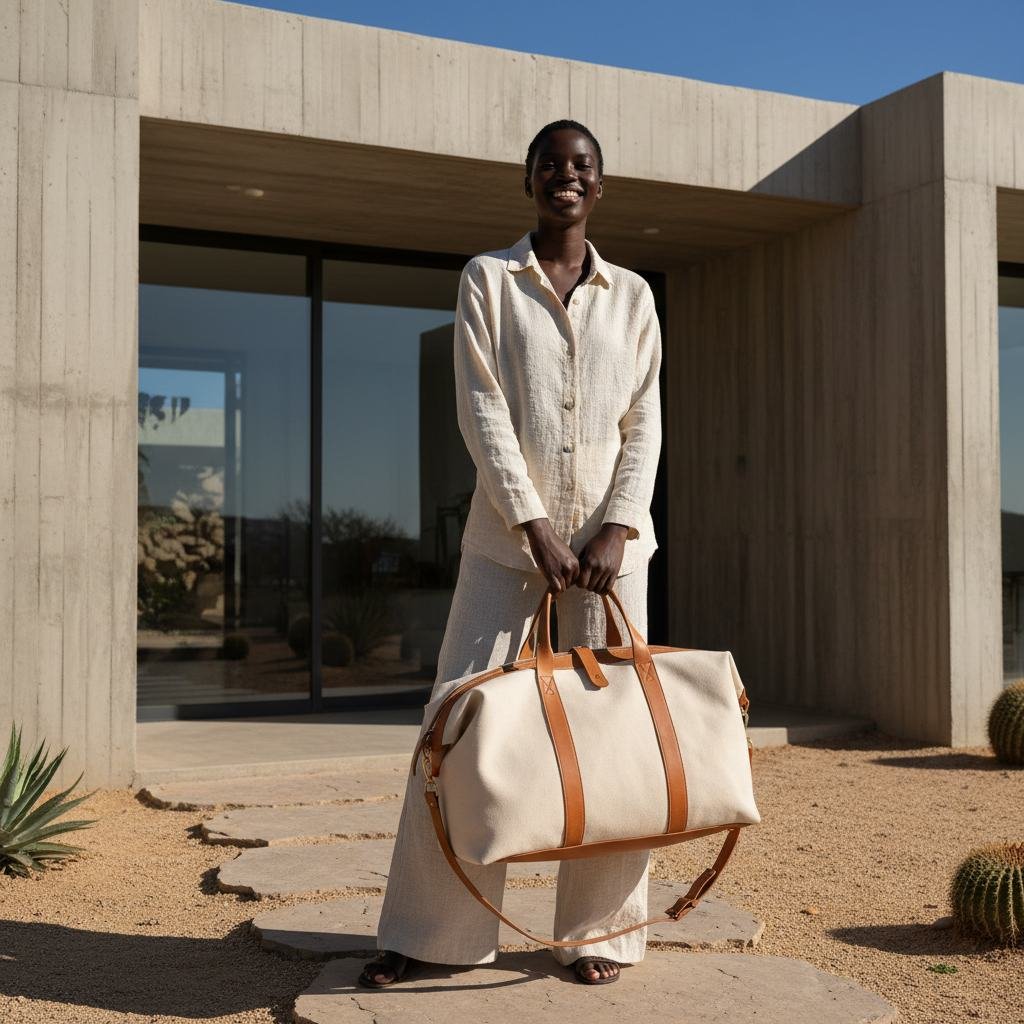 Canvas Weekender in As pictured