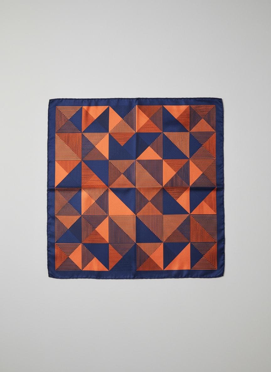 Silk Twill Scarf in As pictured