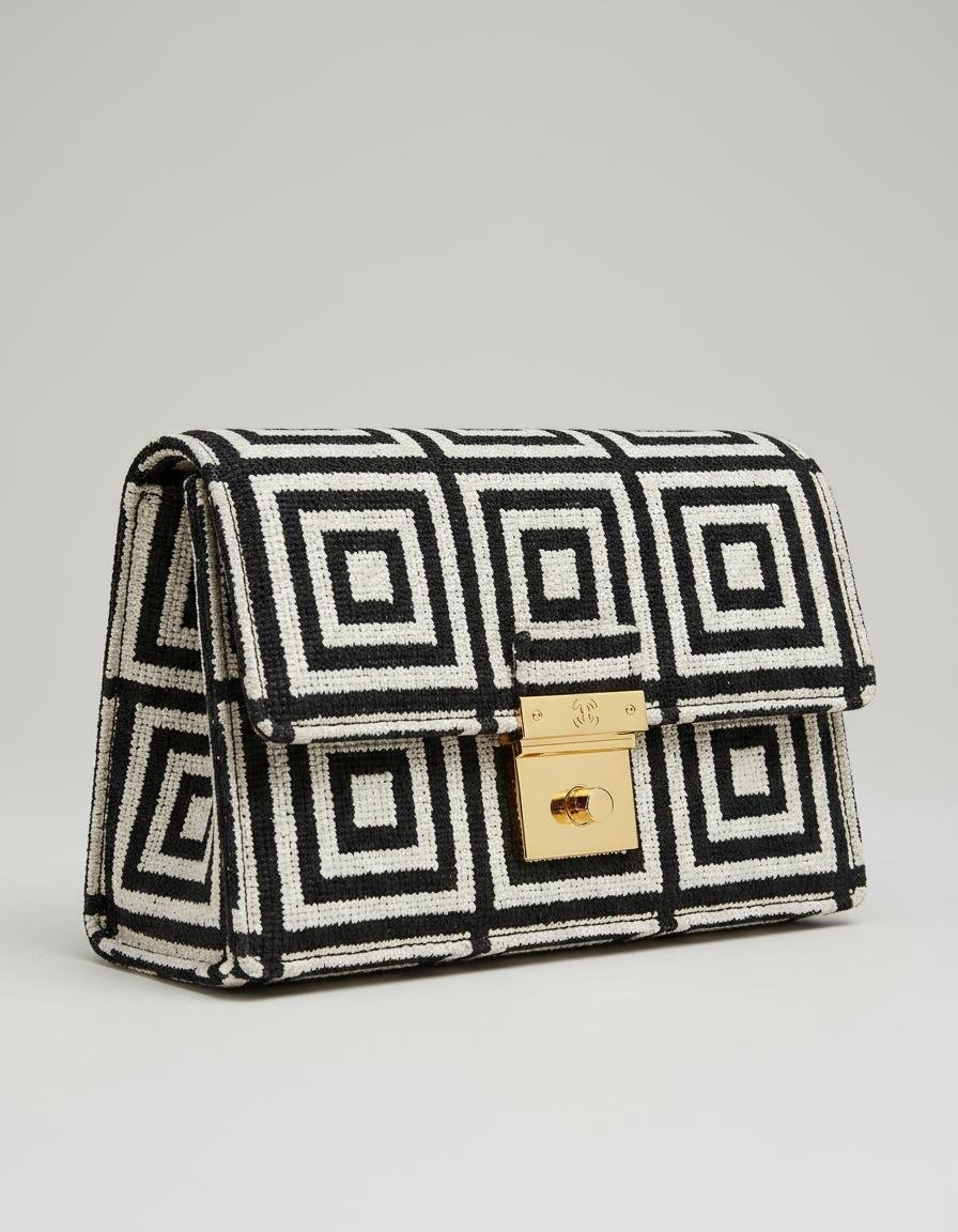 Osei Geometric Shoulder Bag in As pictured