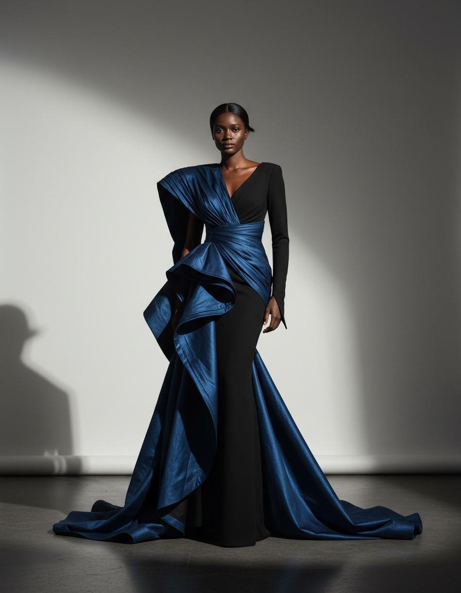 The Sculptural Dress in As pictured
