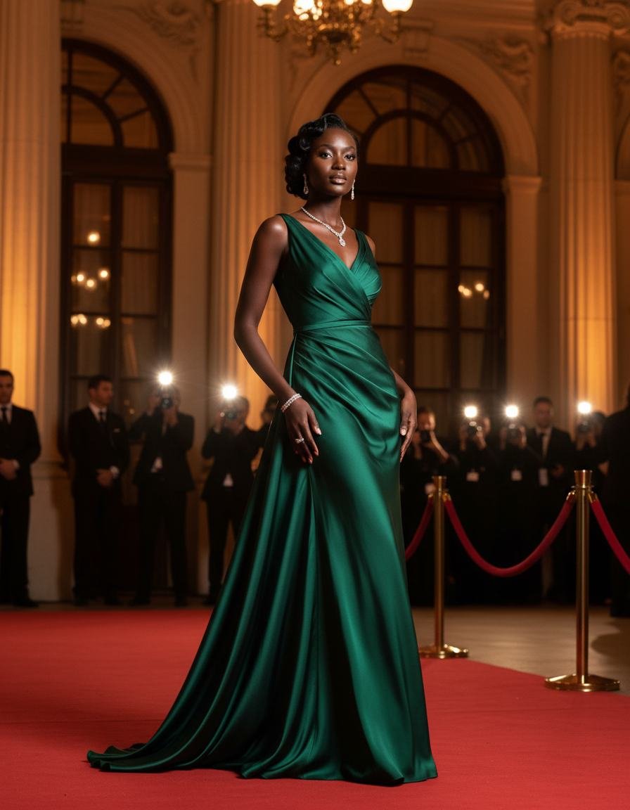 The Bias-Cut Gown in As pictured