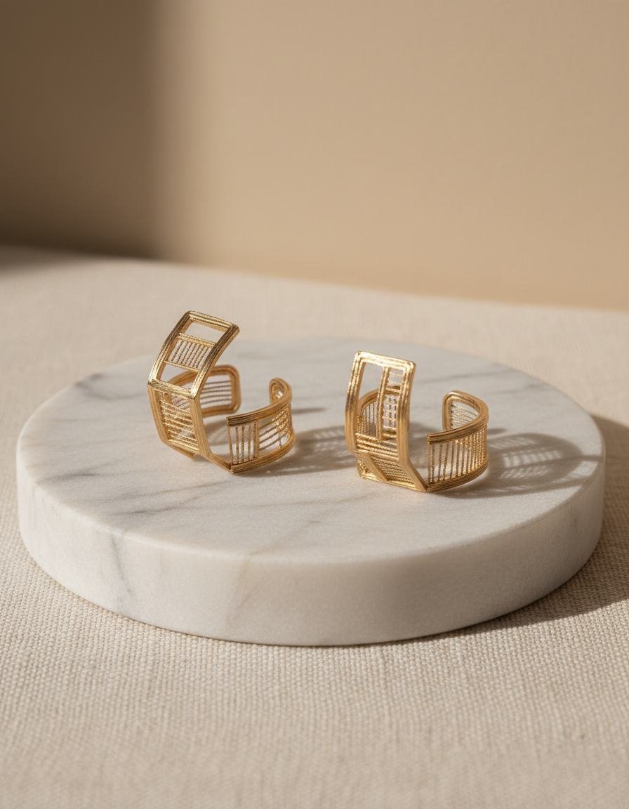 Bronze Ear Cuff Set