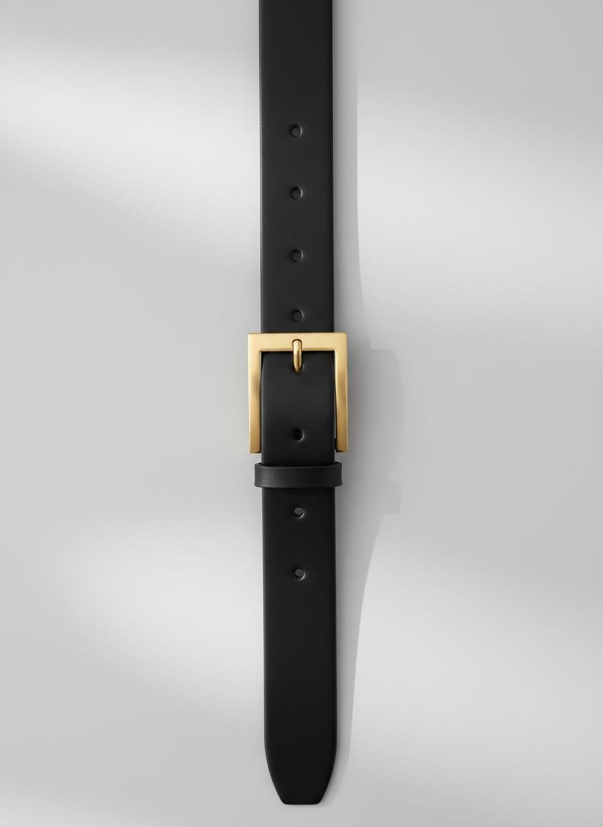 Signature Leather Belt in As pictured