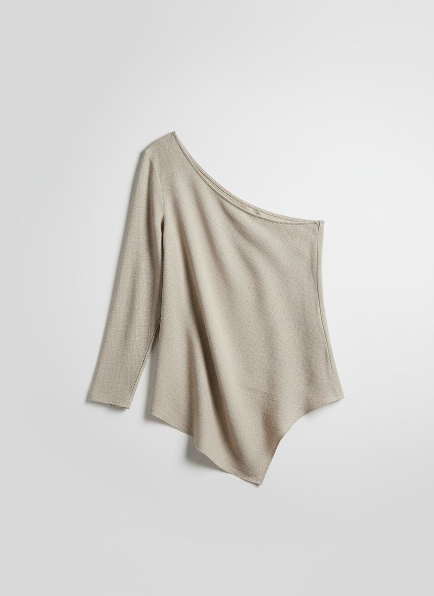 Asymmetric Hemp Top in As pictured