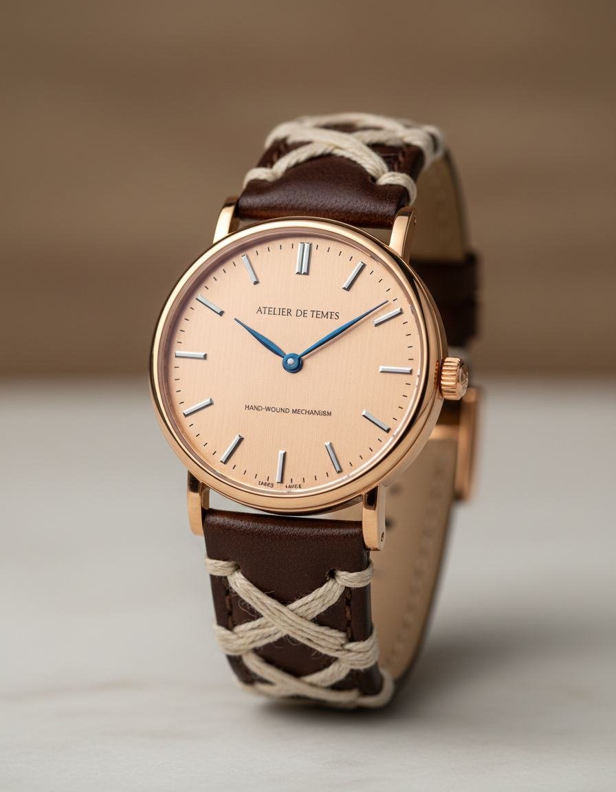 Woven-Strap Watch in As pictured