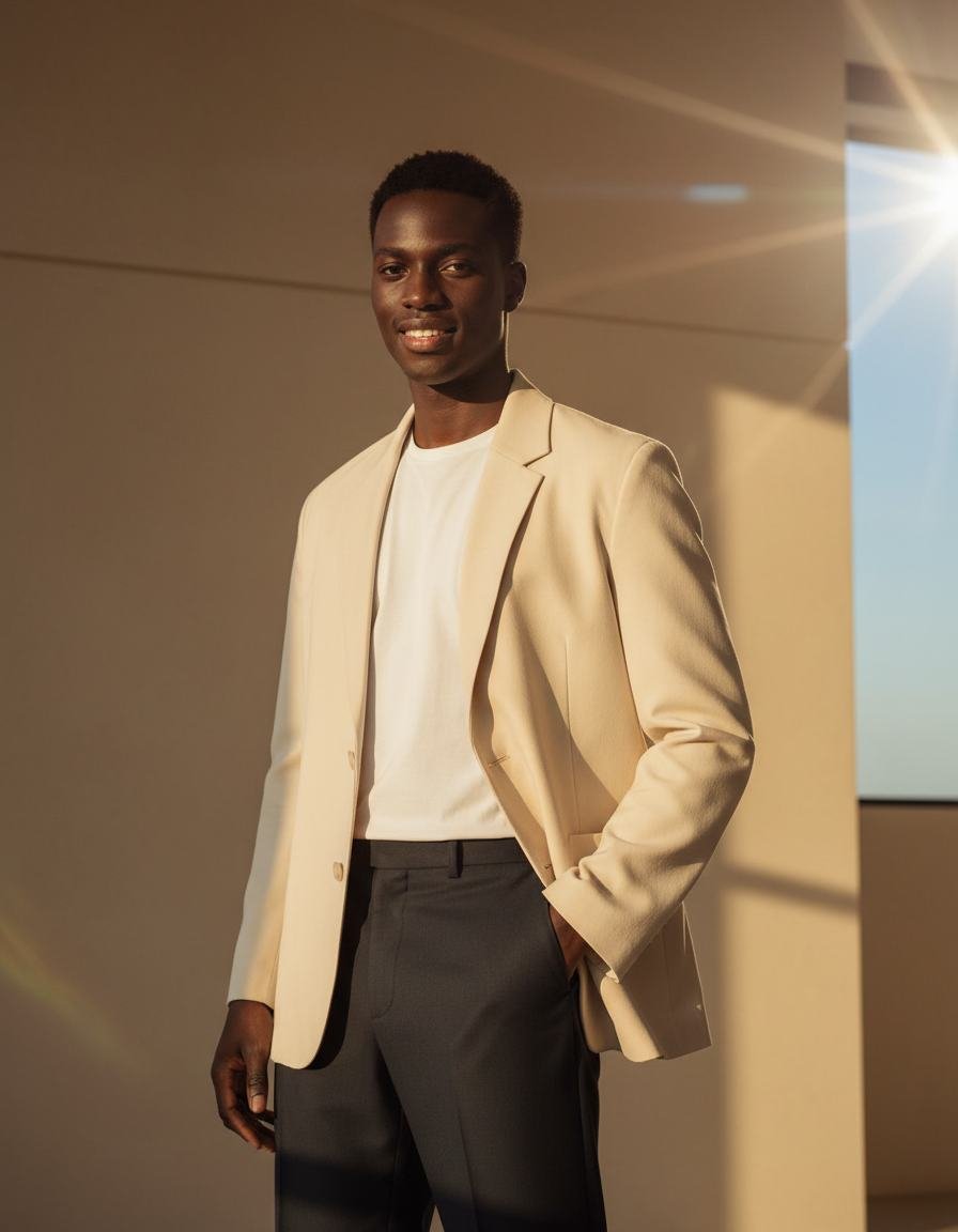 Craft Linen Suit Jacket in As pictured