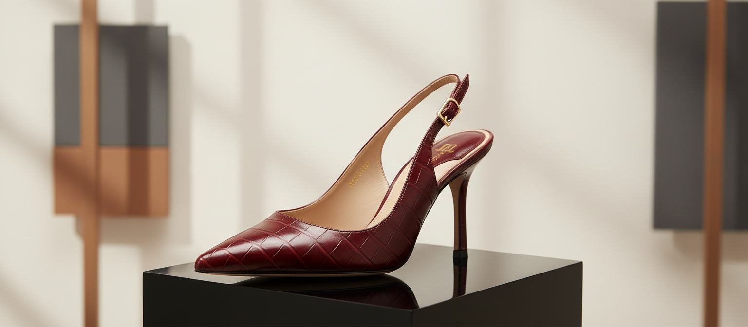 Pointed Slingback Heel in As pictured