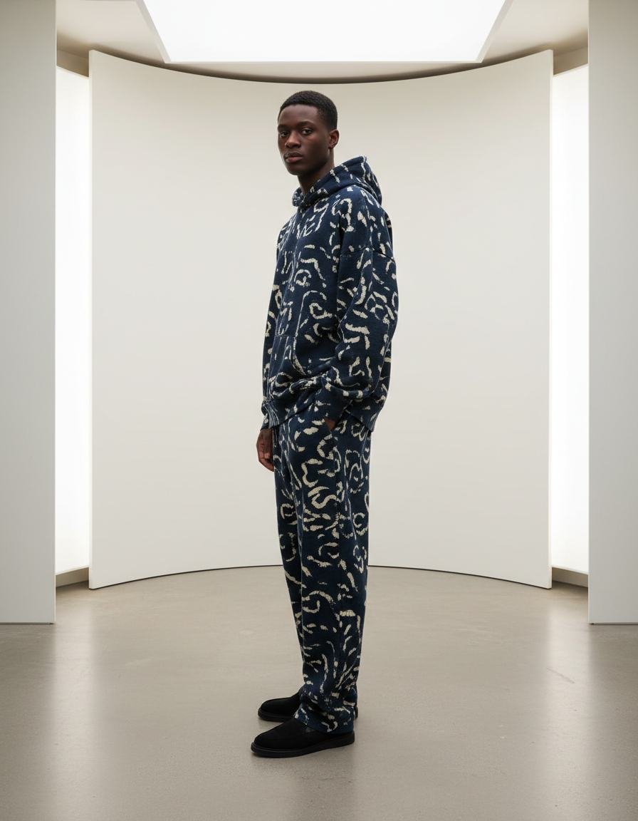 Adire Cotton Jogger in As pictured
