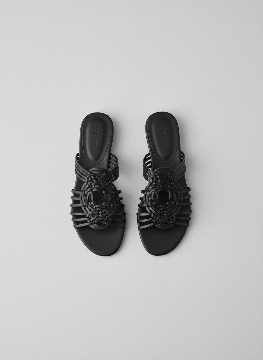Woven Flat Sandals in As pictured