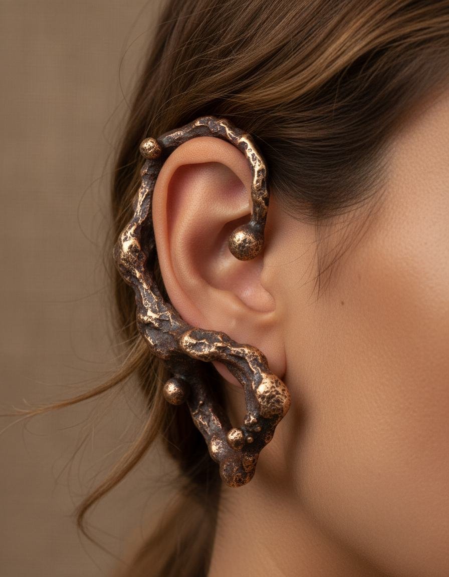 Bronze Ear Cuff in As pictured