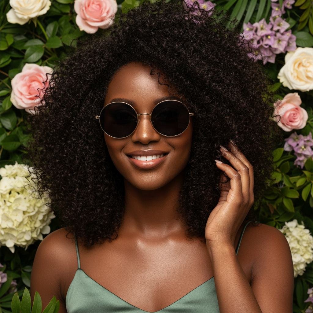 Round Sunglasses in As pictured