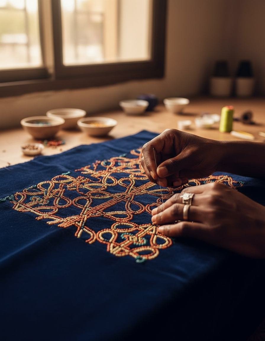 The Living Art of Adire: Preservation and Modern Innovation in Hand-Dyeing