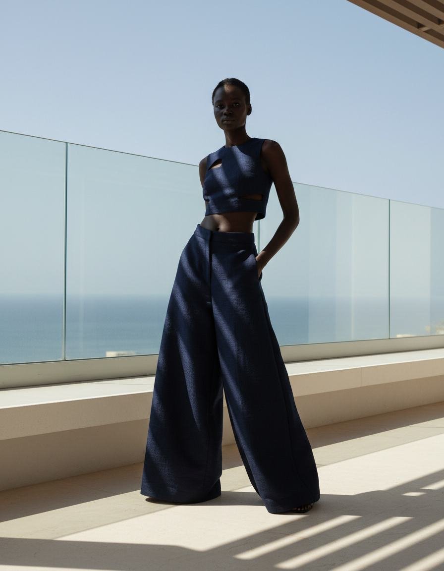 Wide-Leg Culottes in As pictured