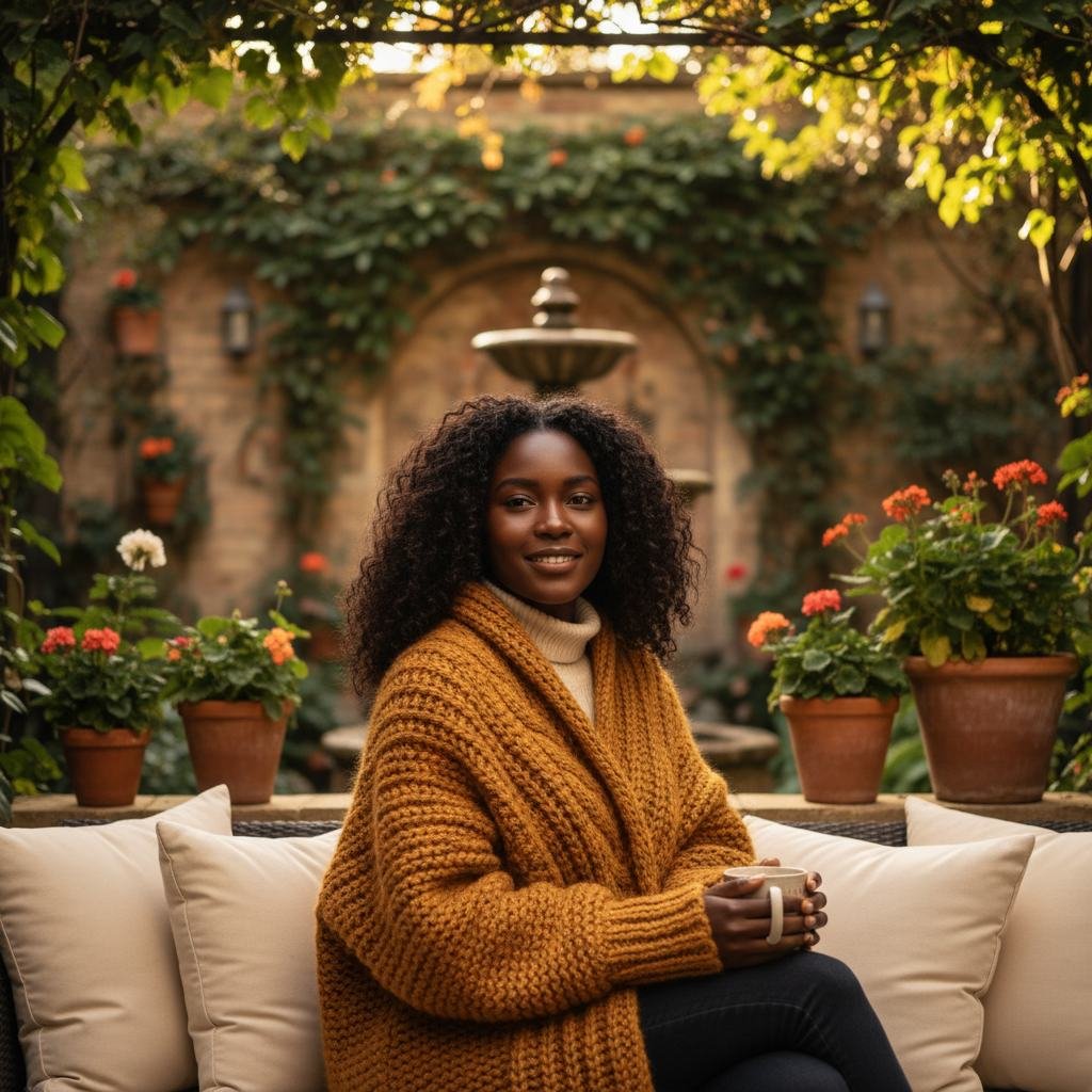 The Cocoon Cardigan in As pictured